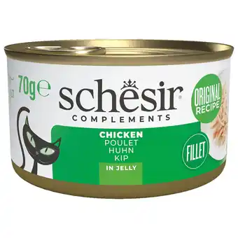 Pets Place Schesir Blik Gelei - Kattenvoer - Kip 70 g aanbieding