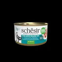 Pets Place Schesir Blik Gelei - Kattenvoer - Tonijn Geelvintonijn 70 g aanbieding