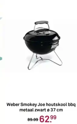 Karwei Weber Smokey Joe houtskool bbq metaal zwar aanbieding