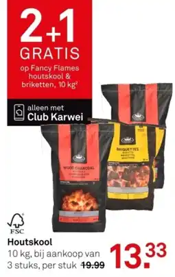Karwei Houtskool aanbieding