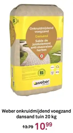 Karwei Weber onkruidmijdend voegzand dansand tuin aanbieding