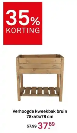 Karwei Verhoogde kweekbak bruin aanbieding