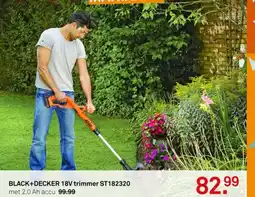 Karwei BLACK+DECKER 18V trimmer ST182320 aanbieding
