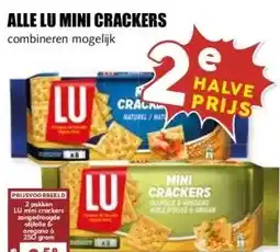 MCD Supermarkt ALLE LU MINI CRACKERS aanbieding