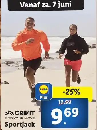 Lidl Crivit sportjack aanbieding