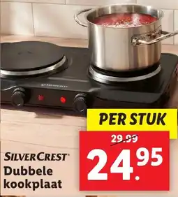 Lidl Silver crest dubbele kookplaat aanbieding