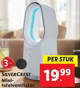 Lidl Silvercrest minitafelventilator aanbieding