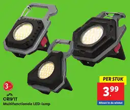 Lidl Crivit multifunctionele LED-lamp aanbieding