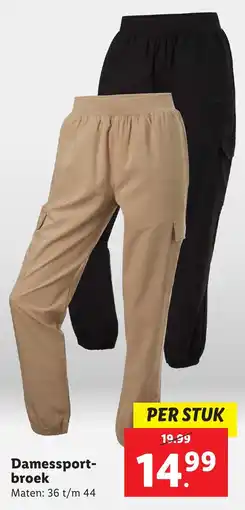 Lidl Damessportbroek aanbieding