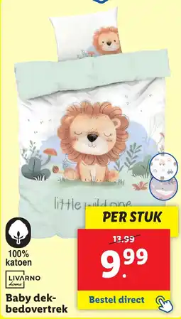 Lidl Livarno home baby dekbedovertrek aanbieding