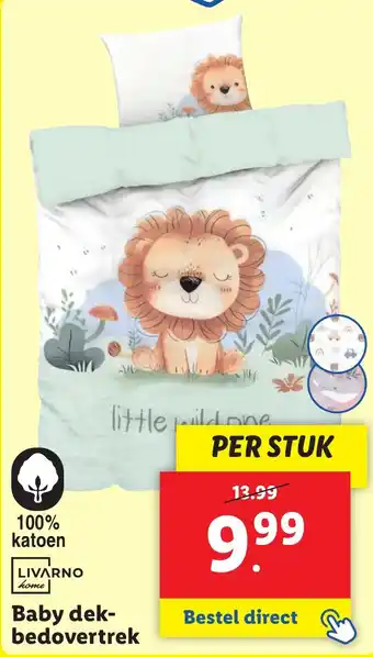 Lidl Livarno home baby dekbedovertrek aanbieding
