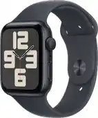 Coolblue Apple Watch SE 2024 44mm Midnight Sportband M/L aanbieding