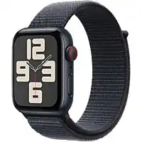 Bol.com Apple Watch SE 2024 GPS + Cellular 44mm Midnight Aluminium Case with Ink Sport Loop aanbieding
