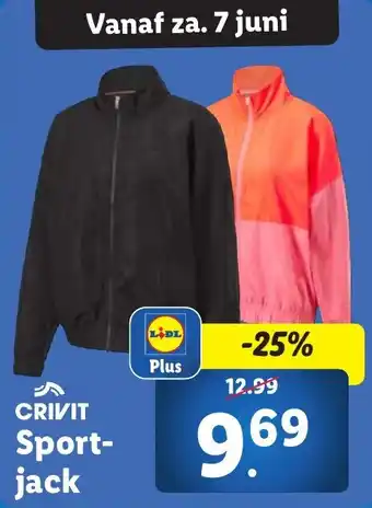 Lidl Sport jack aanbieding