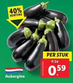 Lidl Aubergine aanbieding