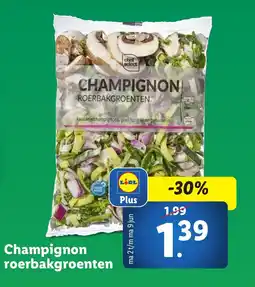 Lidl Champignon roerbakgroenten aanbieding