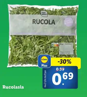 Lidl Rucolasla aanbieding