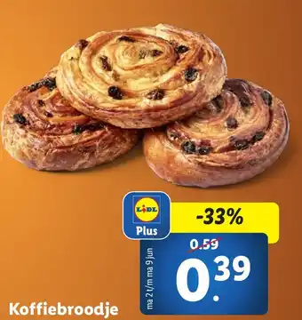 Lidl Koffiebroodje aanbieding
