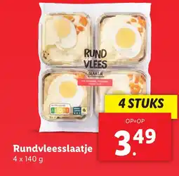 Lidl Rundvleesslaatje aanbieding