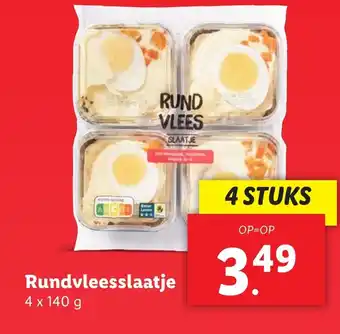 Lidl Rundvleesslaatje aanbieding