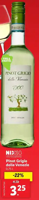 Lidl Pinot Grigio delle Venezie aanbieding