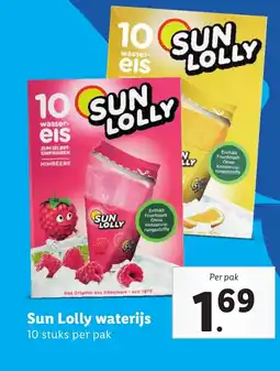Lidl Sun Lolly waterijs aanbieding