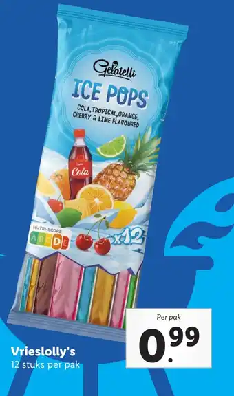 Lidl Vrieslolly's aanbieding
