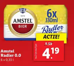 Lidl Amstel Radler 0.0 aanbieding