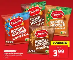 Lidl Duyvis borrelnootjes aanbieding