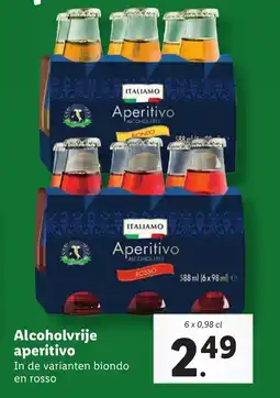 Lidl Alcoholvrije aperitivo aanbieding