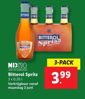 Lidl Bitterol Spritz aanbieding