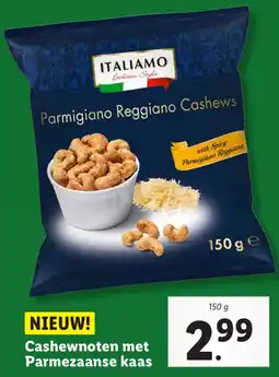Lidl Cashewnoten met Parmezaanse kaas aanbieding