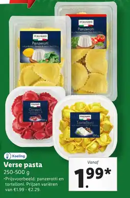 Lidl Verse pasta aanbieding
