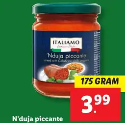 Lidl N'duja piccante aanbieding