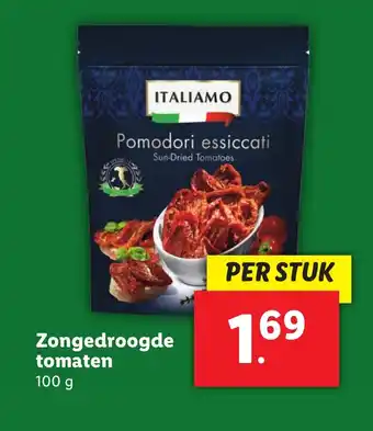 Lidl Zongedroogde tomaten aanbieding