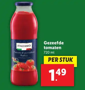 Lidl Gezeefde tomaten aanbieding
