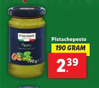 Lidl Pistachepesto aanbieding