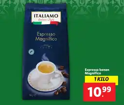 Lidl Espresso bonen Magnifico aanbieding