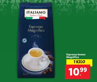 Lidl Espresso bonen Magnifico aanbieding