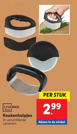 Lidl Livarno keukenhulpjes aanbieding