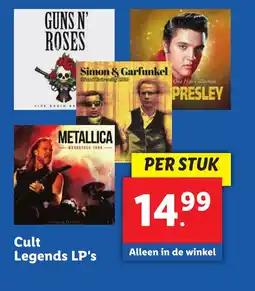 Lidl Cult Legends LP's aanbieding