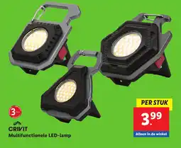 Lidl Crivit multifunctionele LED-lamp aanbieding