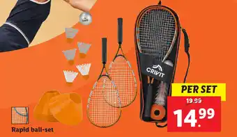 Lidl Rapid ball set aanbieding