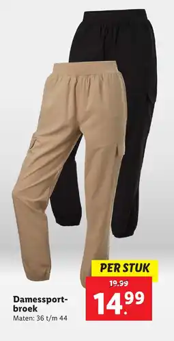Lidl Damessport broek aanbieding