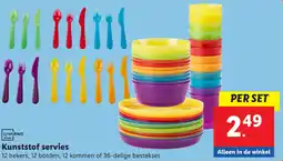 Lidl Livarno home kunststof servies aanbieding