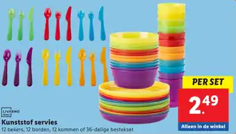Lidl Livarno home kunststof servies aanbieding