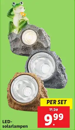 Lidl LED solarlampen aanbieding