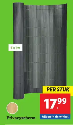 Lidl Privacyscherm aanbieding