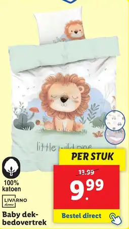 Lidl Livarno home baby dek bedovertrek aanbieding