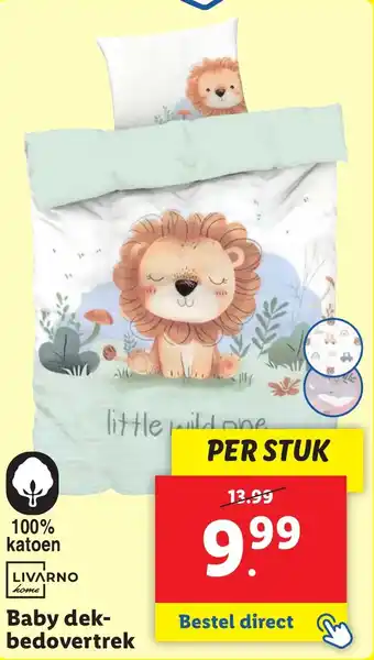 Lidl Livarno home baby dek bedovertrek aanbieding
